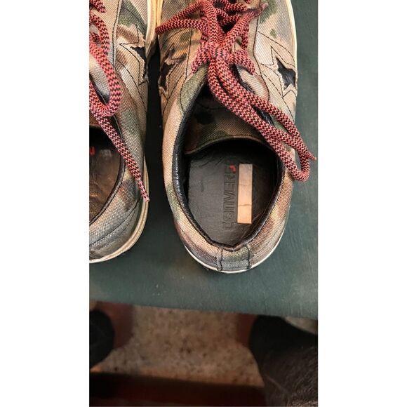 CONVERSE ONE STAR 74 CAMO BLACK EGRET SNEAKERS 152665C US SZ 8 DUST BAG - Picture 7 of 12